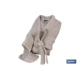 ALBORNOZ BEIGE GR.500/M2 MODELO ABISINIA TALLA S (PACK: 1 UDS) - Almacén de Ferretería Acor