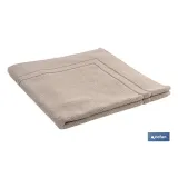 ALFOMBRA BAÑO BEIGE GR.1000 MODELO ABISINIA 60X60cm (PACK: 1 UDS) - Almacén de Ferretería Acor