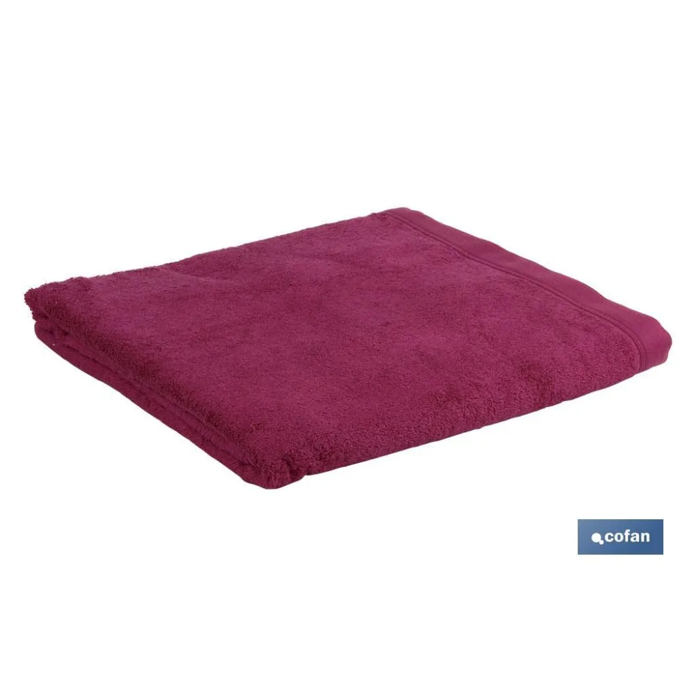 TOALLA LAVABO PÚRPURA GR.580/M2 MODELO MAR ROJO 50X100cm (PACK: 1 UDS) - Almacén de Ferretería Acor