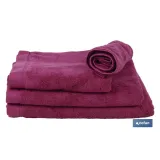 TOALLA LAVABO PÚRPURA GR.580/M2 MODELO MAR ROJO 50X100cm (PACK: 1 UDS) - Almacén de Ferretería Acor