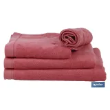 TOALLA TOCADOR CORAL GR.580/M2 MODELO JAMAICA 30X50cm (PACK: 1 UDS) - Almacén de Ferretería Acor