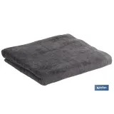 TOALLA BAÑO GRIS ANTRACITA GR.580/M2 MODELO PIEDRA 100X150cm (PACK: 1 UDS) - Almacén de Ferretería Acor