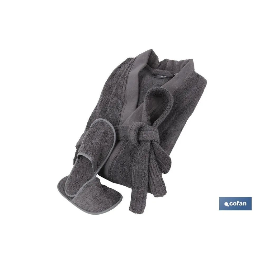 ALBORNOZ GRIS ANTRACITA GR.500/M2 MODELO PIEDRA TALLA L (PACK: 1 UDS) - Almacén de Ferretería Acor