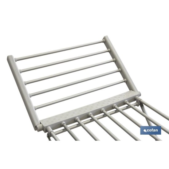 TENDEDERO EXTENSIBLE ELECTRICO ALUMINIO 148 X 52 X108 CM IP22