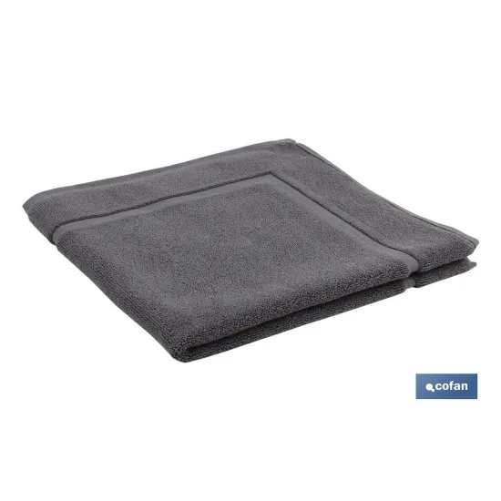 ALFOMBRA BAÑO GRIS ANTRACITA GR.1000 MODELO PIEDRA 60x60cm (PACK: 1 UDS) - Almacén de Ferretería Acor