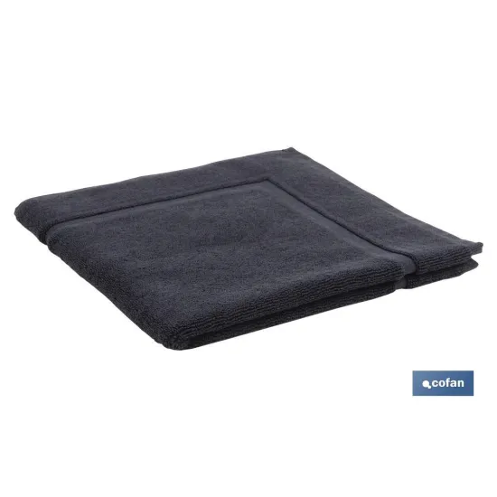ALFOMBRA BAÑO NEGRO GR.1000 MODELO BRILLANTE 60X60cm (PACK: 1 UDS) - Almacén de Ferretería Acor
