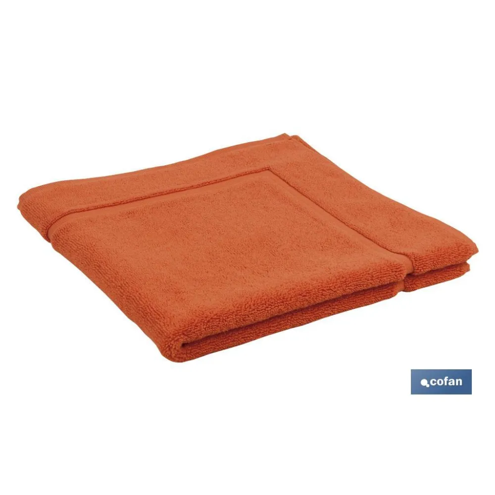 ALFOMBRA BAÑO ORANGE GR.1000 MODELO AMANECER 60X60cm (PACK: 1 UDS) - Almacén de Ferretería Acor