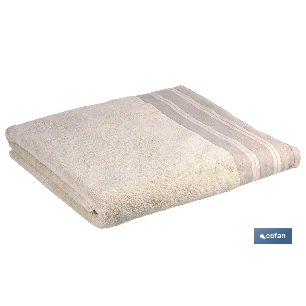 TOALLA BAÑO NATURE  GR.600/M2 MODELO INSPIRACIÓN 100X150cm (PACK: 1 UDS) - Almacén de Ferretería Acor