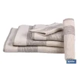 TOALLA BAÑO NATURE  GR.600/M2 MODELO ALMA 100X150cm (PACK: 1 UDS) - Almacén de Ferretería Acor