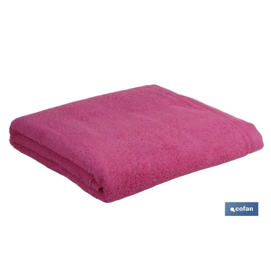 TOALLA DUCHA FUCSIA GR.580/M2 MODELO PRIMAVERA 70X140 (PACK: 1 UDS) - Almacén de Ferretería Acor