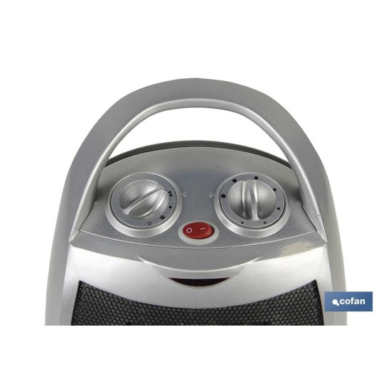 TERMOVENTILADOR CERÁMICO PTC  750W / 1500 W
