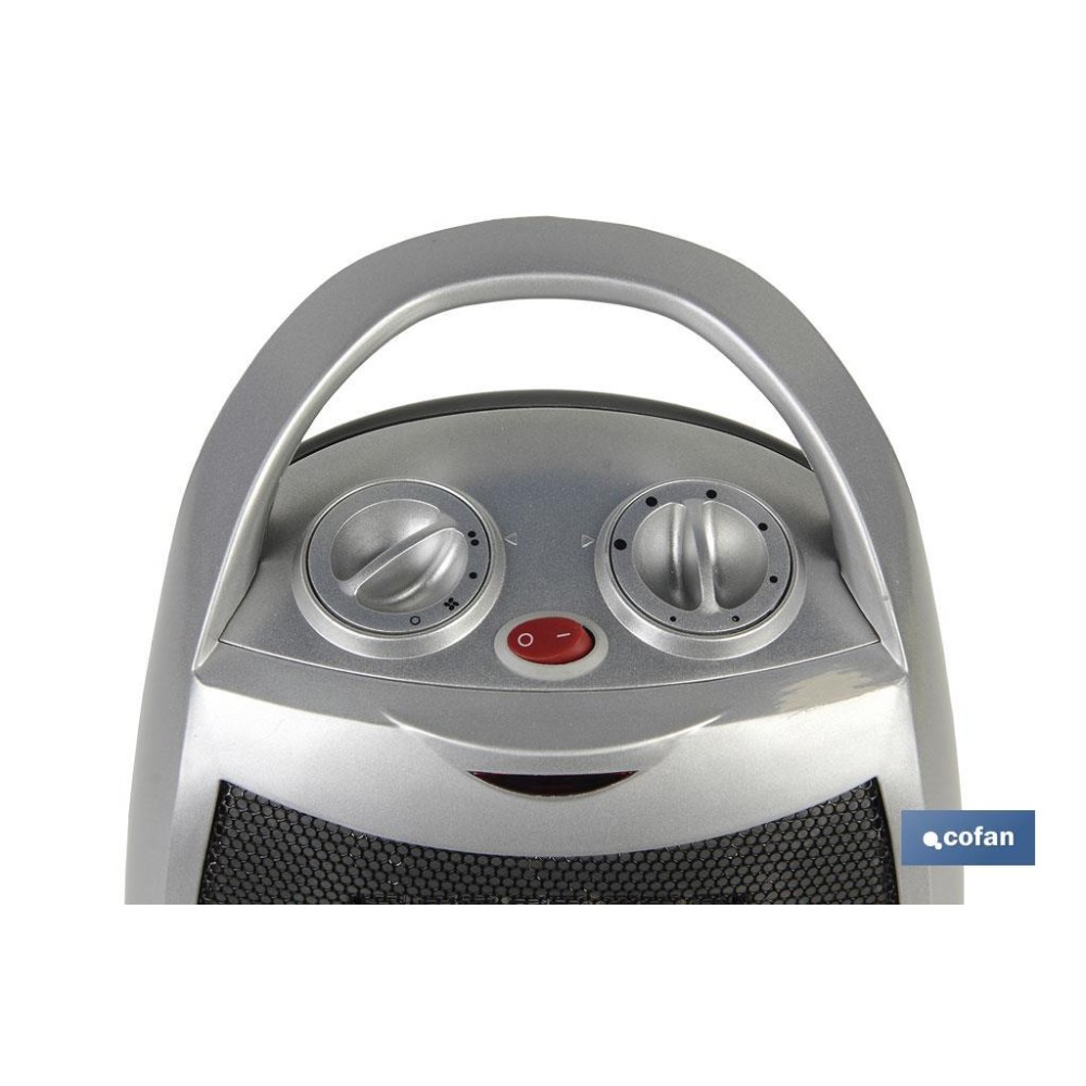 TERMOVENTILADOR CERÁMICO PTC  750W / 1500 W