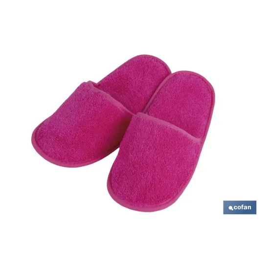 ZAPATILLAS BAÑO FUCSIA MODELO PRIMAVERA TALLA L (PACK: 1 UDS) - Almacén de Ferretería Acor