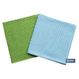 PACK 2 PAÑOS COCINA 50x50 VERDE/AZUL (PACK: 1 UDS) - Almacén de Ferretería Acor
