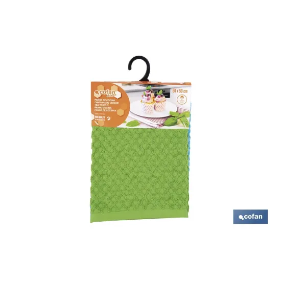 PACK 2 PAÑOS COCINA 50x50 VERDE/AZUL (PACK: 1 UDS) - Almacén de Ferretería Acor