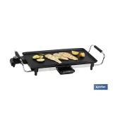 PLANCHA DE ASAR ELECTRICA 2000W 45 X 25 X 7 CM (PACK: 1 UDS) - Almacén de Ferretería Acor