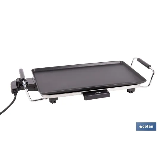 PLANCHA DE ASAR ELECTRICA 2000W 45 X 25 X 7 CM (PACK: 1 UDS) - Almacén de Ferretería Acor