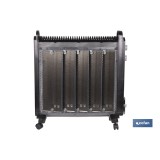 RADIADOR DE MICA NEGRO MODELO ASTANA 2000W