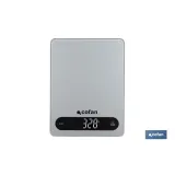 BÁSCULA DE COCINA DIGITAL 10 KG COLOR GRIS (PACK: 1 UDS) - Almacén de Ferretería Acor