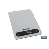 BÁSCULA DE COCINA DIGITAL 10 KG COLOR GRIS (PACK: 1 UDS) - Almacén de Ferretería Acor