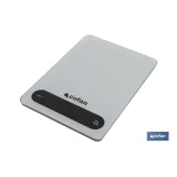 BÁSCULA DE COCINA DIGITAL 10 KG COLOR GRIS (PACK: 1 UDS) - Almacén de Ferretería Acor