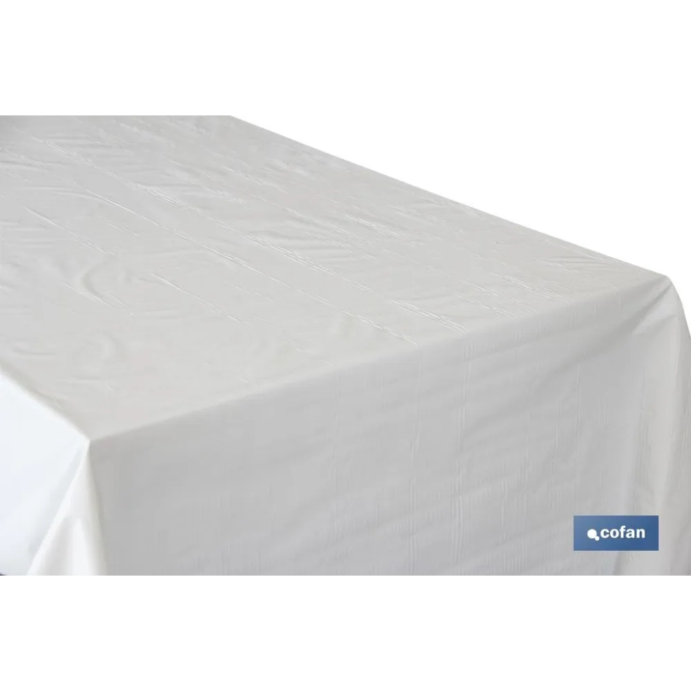 PROTECTOR DE MESA DE  PVC BLANCO 1,40 x 50  m (PACK: 1 UDS) - Almacén de Ferretería Acor