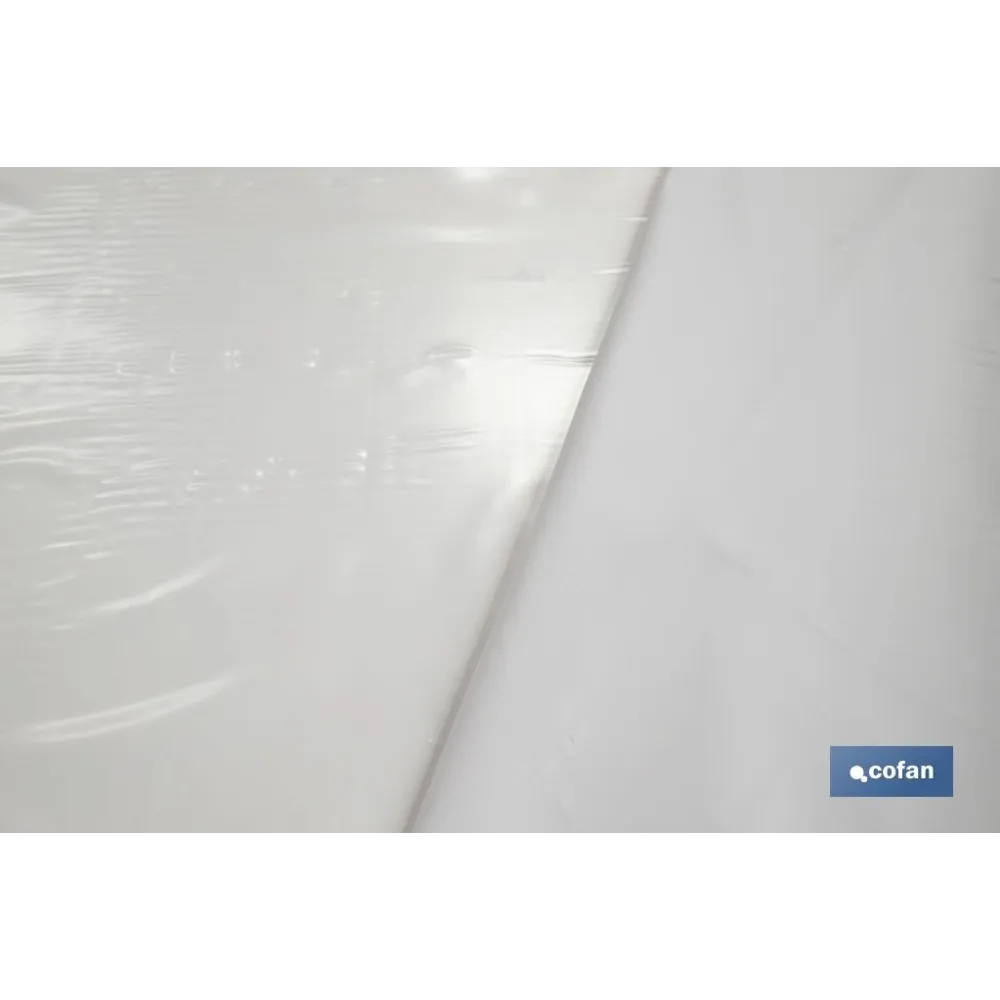PROTECTOR DE MESA DE  PVC BLANCO 1,40 x 50  m (PACK: 1 UDS) - Almacén de Ferretería Acor