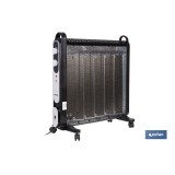 RADIADOR DE MICA NEGRO MODELO ASTANA 2000W