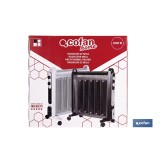 RADIADOR DE MICA BLANCO MODELO ASTANA 2000W