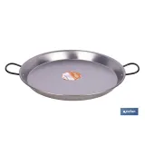 PAELLERA ACERO PULIDA Ø42cm (PACK: 1 UDS) - Almacén de Ferretería Acor
