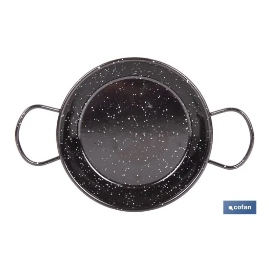 PAELLERA ACERO ESMALTADA Ø15cm (PACK: 1 UDS) - Almacén de Ferretería Acor