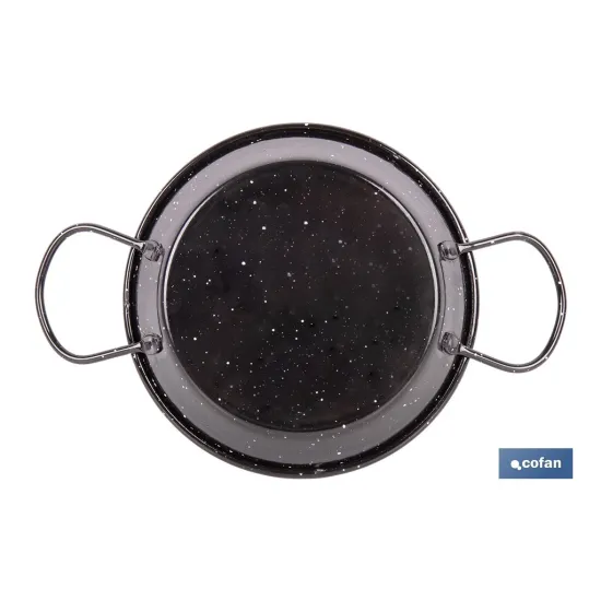 PAELLERA ACERO ESMALTADA Ø15cm (PACK: 1 UDS) - Almacén de Ferretería Acor