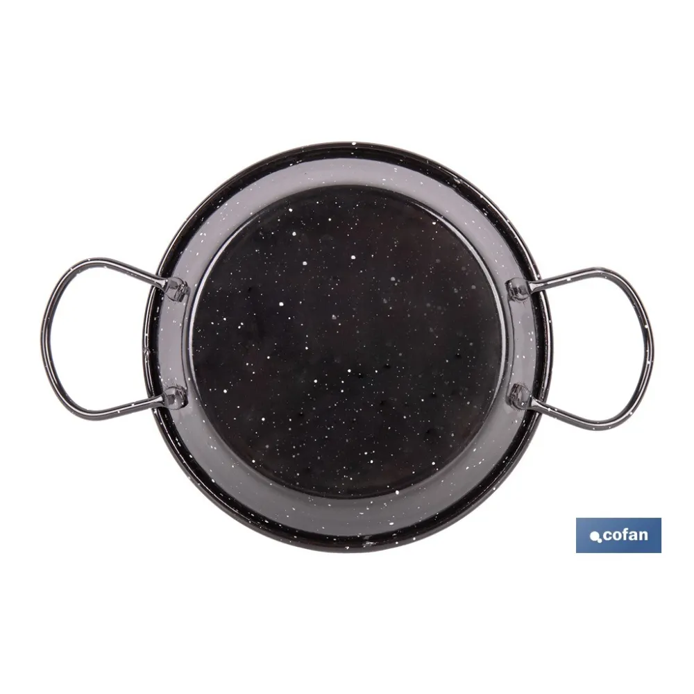PAELLERA ACERO ESMALTADA Ø15cm (PACK: 1 UDS) - Almacén de Ferretería Acor