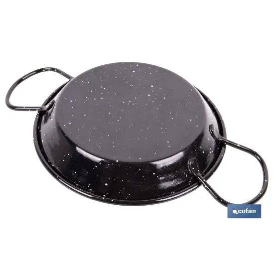 PAELLERA ACERO ESMALTADA Ø15cm (PACK: 1 UDS) - Almacén de Ferretería Acor