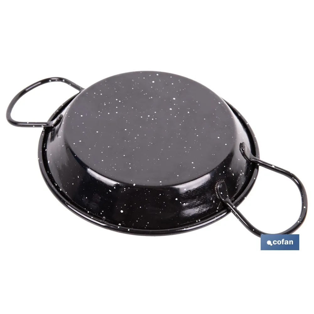 PAELLERA ACERO ESMALTADA Ø15cm (PACK: 1 UDS) - Almacén de Ferretería Acor
