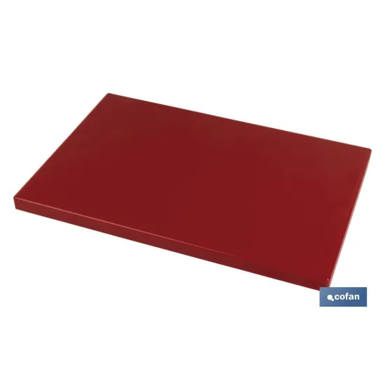 TABLA CORTE  ROJO 30x20x1,5 cm. MODELO BRESA (PACK: 1 UDS) - Almacén de Ferretería Acor