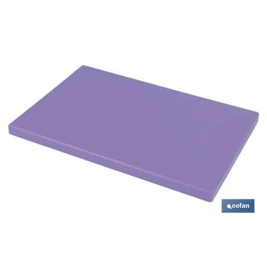 TABLA CORTE  MORADO 30x20x1,5 cm. MODELO BRESA (PACK: 1 UDS) - Almacén de Ferretería Acor