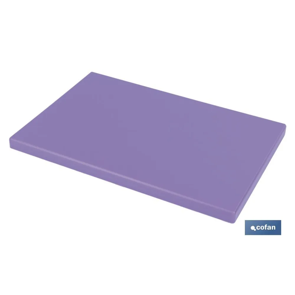 TABLA CORTE  MORADO 30x20x1,5 cm. MODELO BRESA (PACK: 1 UDS) - Almacén de Ferretería Acor