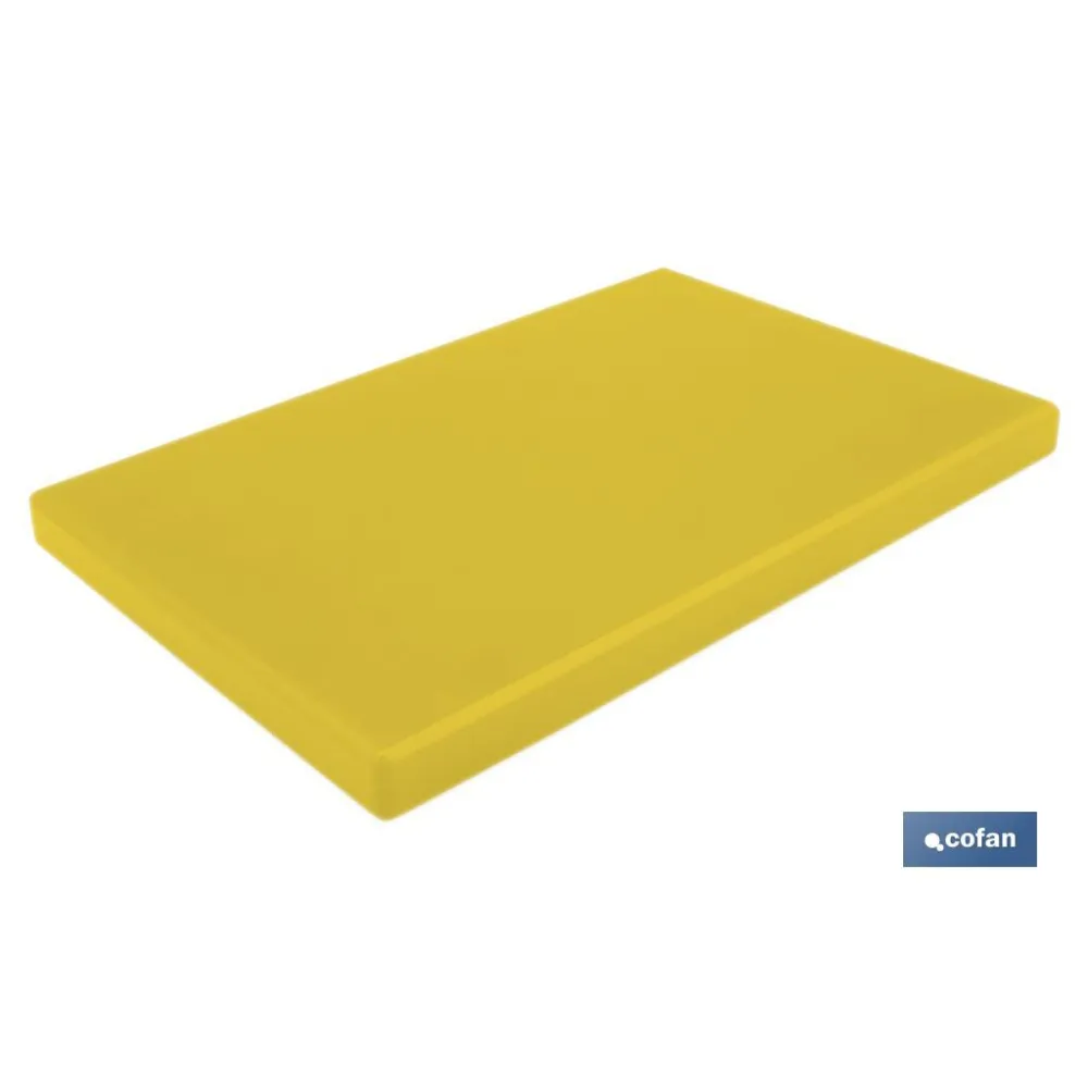 TABLA CORTE AMARILLO  30x20x1,5 cm. MODELO BRESA (PACK: 1 UDS) - Almacén de Ferretería Acor