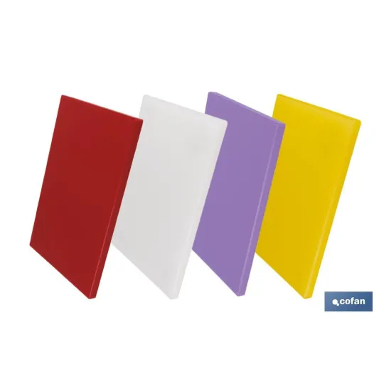 TABLA CORTE  ROJO 50X30X1.5cm MODELO BRESA (PACK: 1 UDS) - Almacén de Ferretería Acor