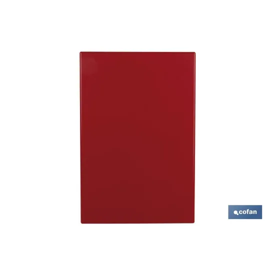 TABLA CORTE  ROJO 50X30X1.5cm MODELO BRESA (PACK: 1 UDS) - Almacén de Ferretería Acor