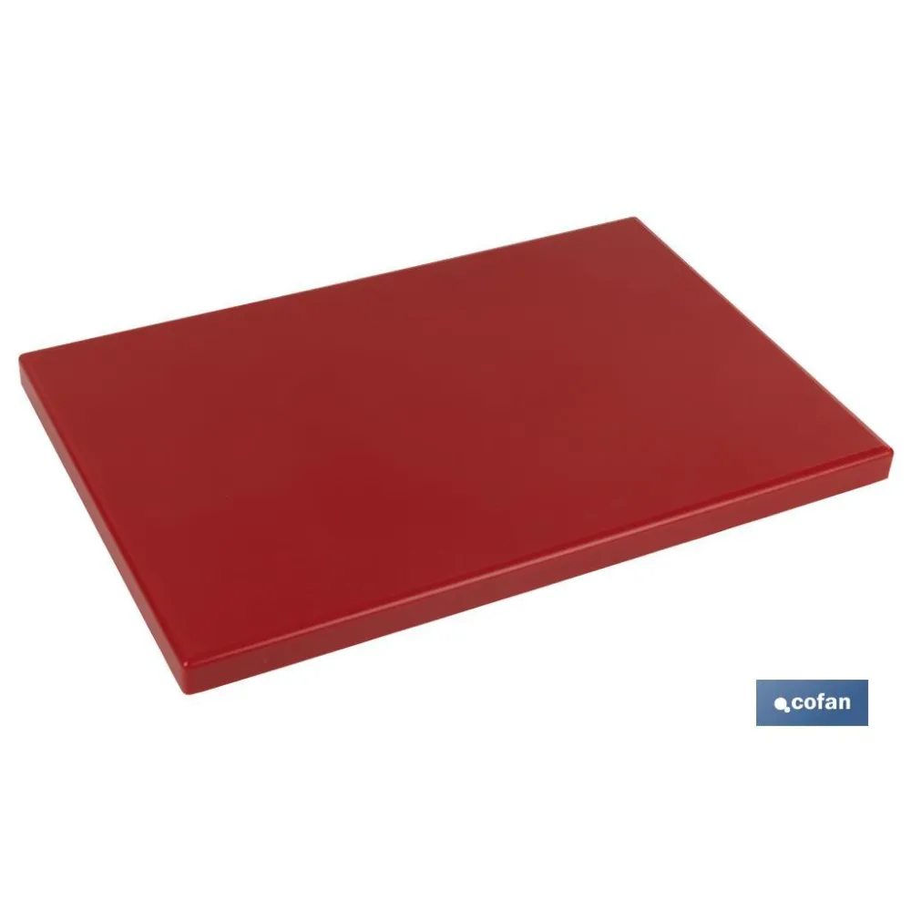 TABLA CORTE  ROJO 50X30X1.5cm MODELO BRESA (PACK: 1 UDS) - Almacén de Ferretería Acor