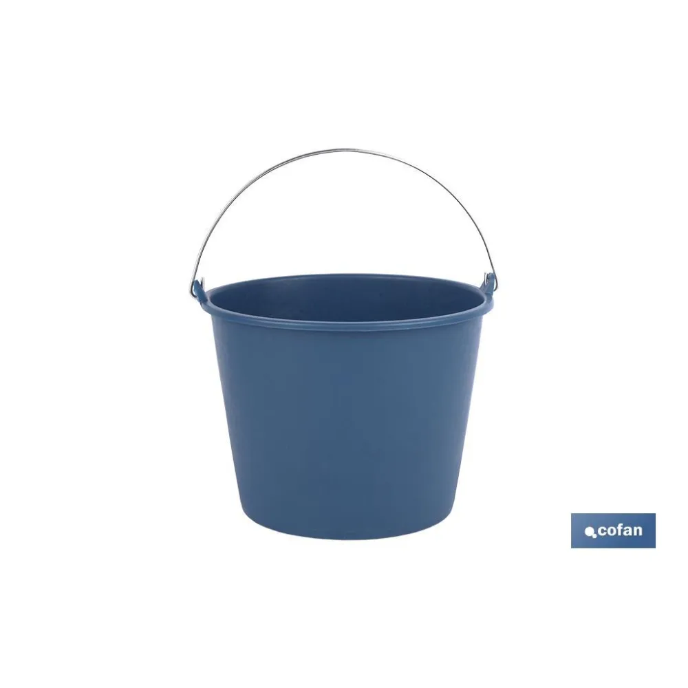 CUBO PLASTIC ASA METAL 16L (PACK: 1 UDS) - Almacén de Ferretería Acor