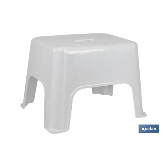 TABURETE BLANCO  40X30X28 venta unitaria (PACK: 1 UDS) - Almacén de Ferretería Acor