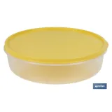 FIAMBRERA TORTILLA REDONDA AMARILLO  24.5X6.5cm (PACK: 6 UDS) - Almacén de Ferretería Acor