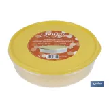 FIAMBRERA TORTILLA REDONDA AMARILLO  24.5X6.5cm (PACK: 6 UDS) - Almacén de Ferretería Acor