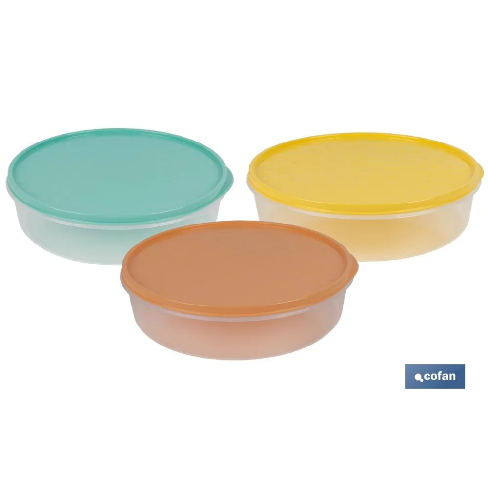 FIAMBRERA TORTILLA REDONDA AMARILLO  24.5X6.5cm venta unitaria (PACK: 1 UDS) - Almacén de Ferretería Acor