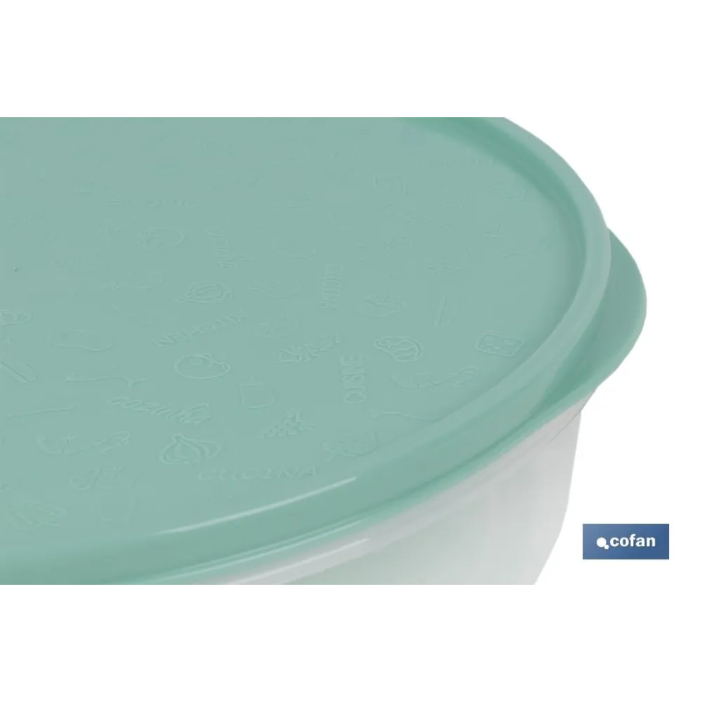 FIAMBRERA TORTILLA REDONDA AMARILLO  24.5X6.5cm venta unitaria (PACK: 1 UDS) - Almacén de Ferretería Acor