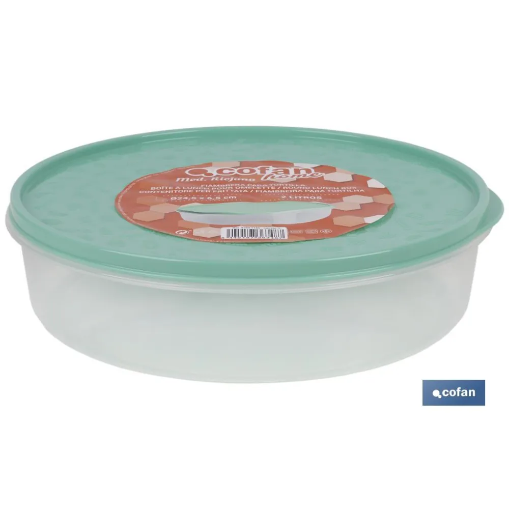 FIAMBRERA TORTILLA REDONDA NARANJA  24.5X6.5cm venta unitaria (PACK: 1 UDS) - Almacén de Ferretería Acor