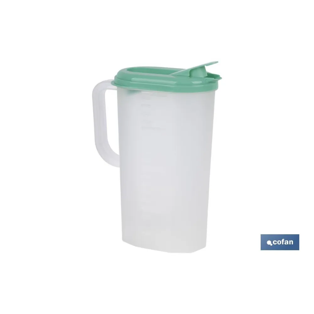 JARRA DE AGUA 2L AMARILLO  MODELO MANANTIAL 25X19X9.5cm venta unitaria (PACK: 1 UDS) - Almacén de Ferretería Acor